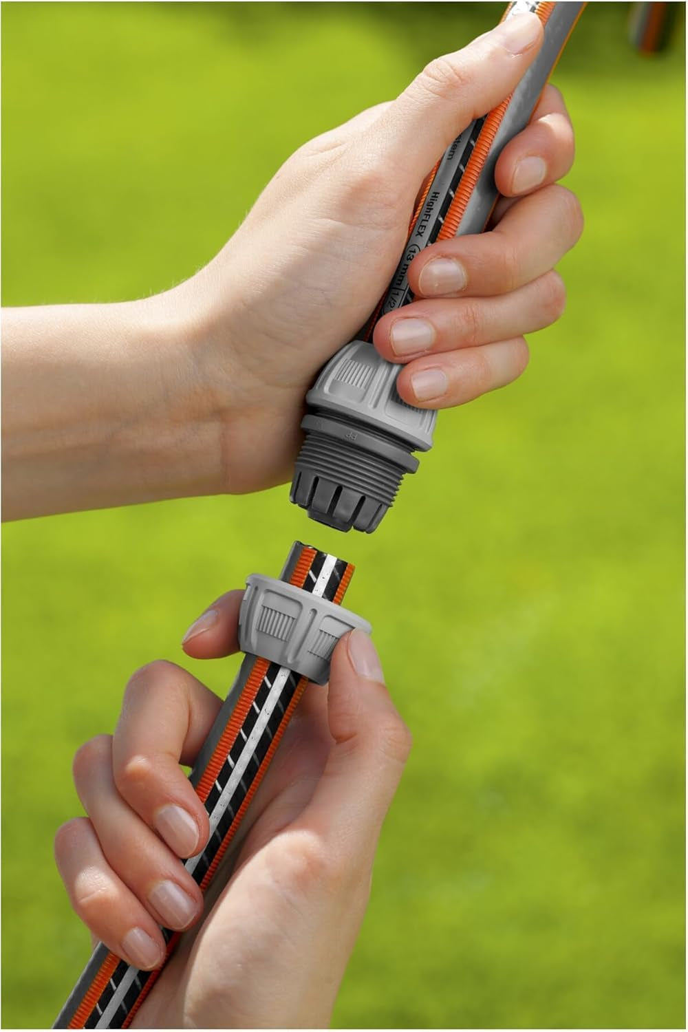 Gardena 13 mm (1/2 Zoll) und 15 mm (5/8 Zoll) Reparateur: Schnelle und einfache Schlauchreparatur ohne Werkzeug, Power Grip, hohe Klemmkraft, verpackt (18232-20)