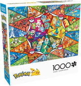 Buffalo Games – Pokemon – Buntglas-Starter – Puzzle 1000 Teile Puzzle Naty Shop