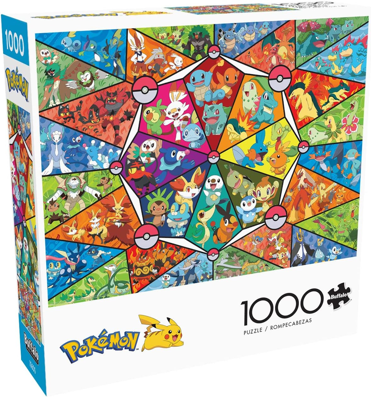 Buffalo Games – Pokemon – Buntglas-Starter – Puzzle 1000 Teile Puzzle Naty Shop