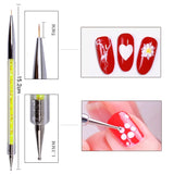 Nagel Art Fineliner Pinsel[5 Stück],Nagel Art Liner Pinsel,Professional Detail Pinselset,Nagellack Pinsel,Für Nail Art Design Painting Salon,Nageldesign Nagel Fußpflege