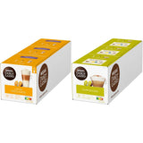 Latte Macchiato Vorratsbox 90 Kaffeekapseln (Aromatischer Espresso, 3-Schichten-Köstlichkeit aus feinem Milchschaum & Cappuccino