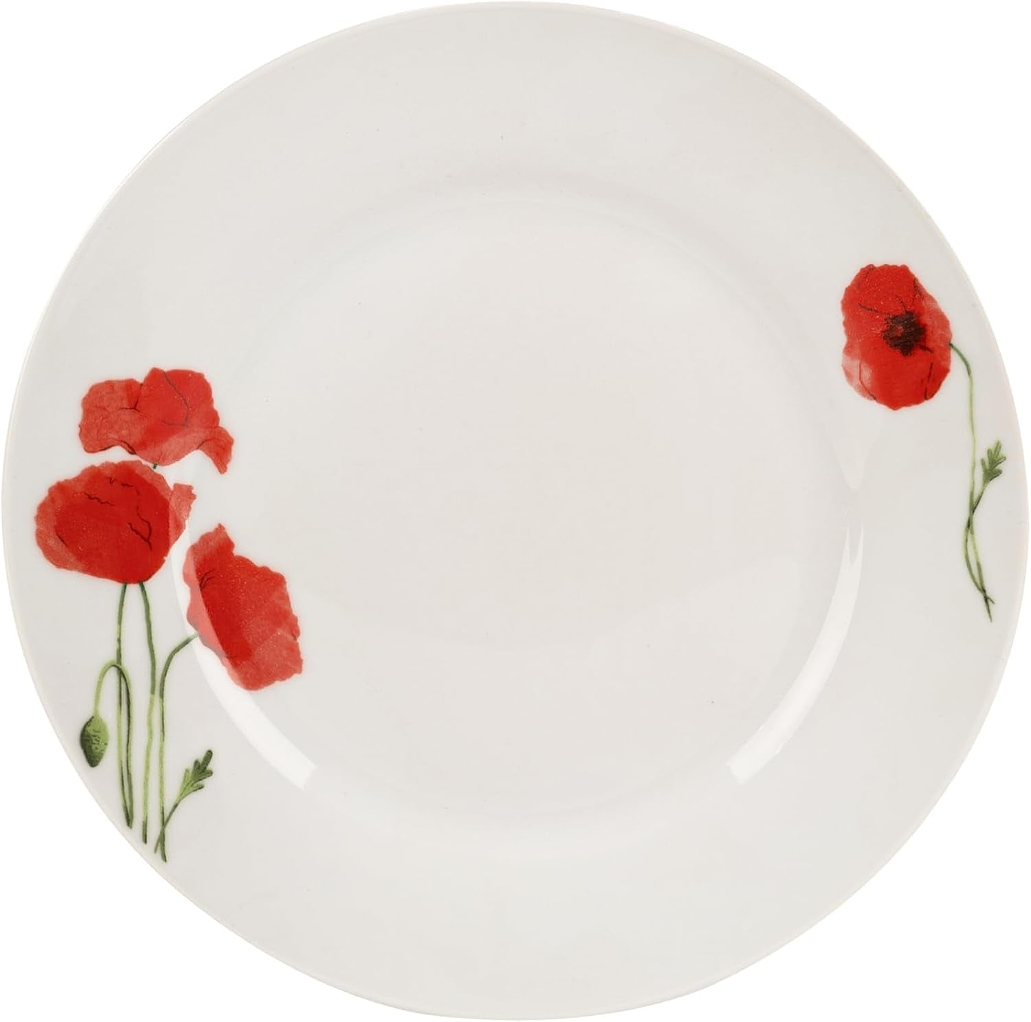 Geschirr-Set für 6 – 18-teilig – Porzellan-Geschirr-Set – weißes Geschirr-Set – Schüssel- und Teller-Set – modernes Geschirr – Teller – Tischservice – Geschirr-Set für 6