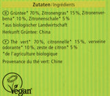 Bio-Grüntee mit Zitrone, 20 Beutel, 40 g