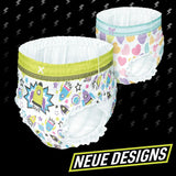 Raumschiff-Pyjamahosen, 10er-Pack saugfähige Nachthosen, 7 Jahre, 17 kg–30 kg, Auslaufschutz für die ganze Nacht