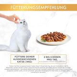 Gourmet Gold Fine Composition Nassfutter für Katzen mit Rind und Huhn, 12er Pack (12 x 85g)