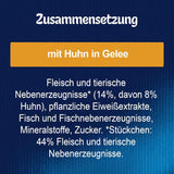 Felix So gut wie es aussieht, Nassfutter für Katzen in Gelee mit Huhn, 26er Pack (26 x 85 g)