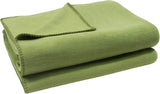 Zoeppritz Decke in der Farbe: Rot, Aus 65 % Polyester, 35 % Viskose hergestellt, Größe: 160X200 Cm, 103291-235-160X200