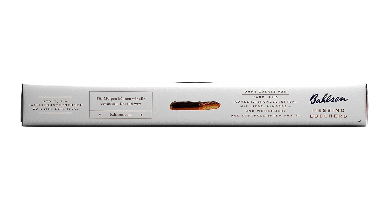Bahlsen Messino Edelherb – 4er-Pack – Flauschiger Teig mit Edelherb-Schoko-Orangen-Füllung (1 x 125 g)