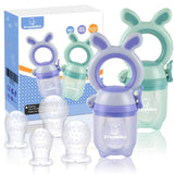Tétine Pour Bébé/Tétine à Fruit/Tetine Grignoteuse Bebe/Tétine D'alimentation Pour Bébé – Toy de Dentition Pour Bébé, Sans BPA (2er-Pack)