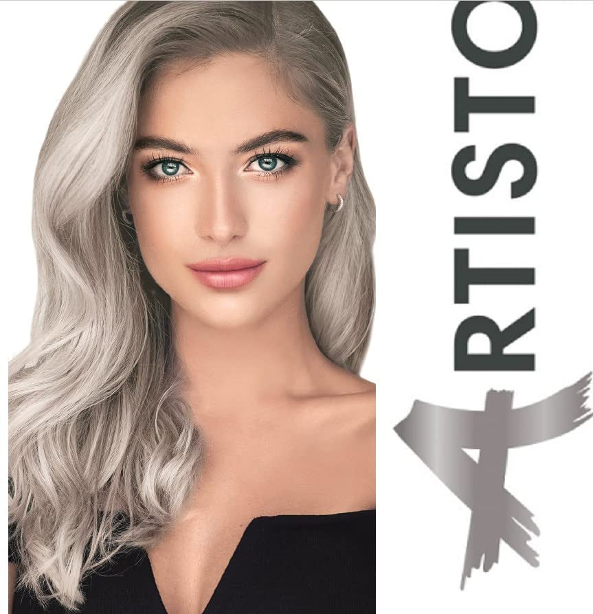 Color & Care permanente Haarfarbe 120 ml, professionelles Ergebnis, deckt graues Haar ab, angereichert mit Ölpflegekomplexen - Langanhaltende Haarfarbe (10,1 Superhelles Aschblond) Haarfärbemittel Naty Shop