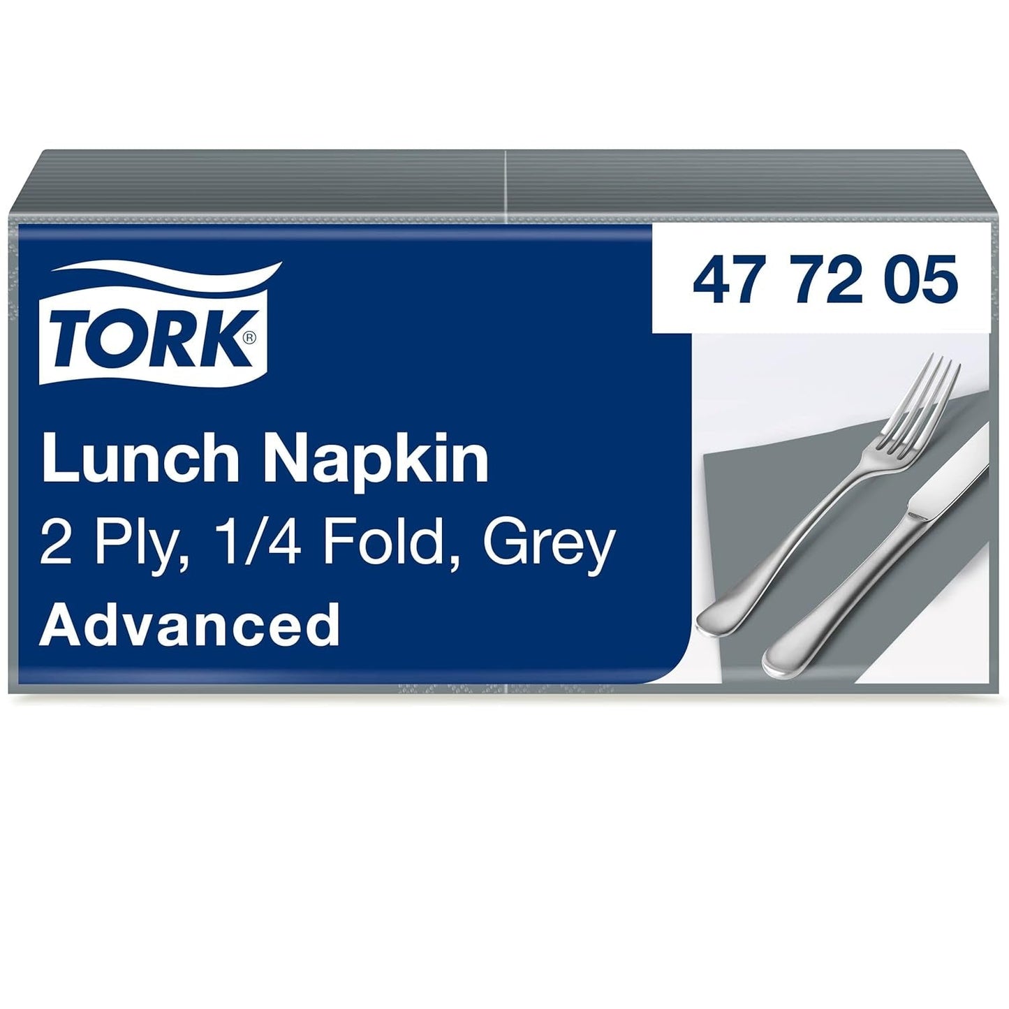 Tork 477840 Limetten-Lunchservietten / 2-lagige Servietten für kleine Mahlzeiten oder Snacks / Erweiterte Qualität / 10 x 200 (2000) Papierservietten / 32,6 x 33 cm (L x B) / 1/4-Faltung