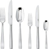 Sambonet 62512-83 Flaches Monoblock-Besteckset, 36-teilig, 18/10 Edelstahl, spülmaschinenfest, Kitchen Naty Shop