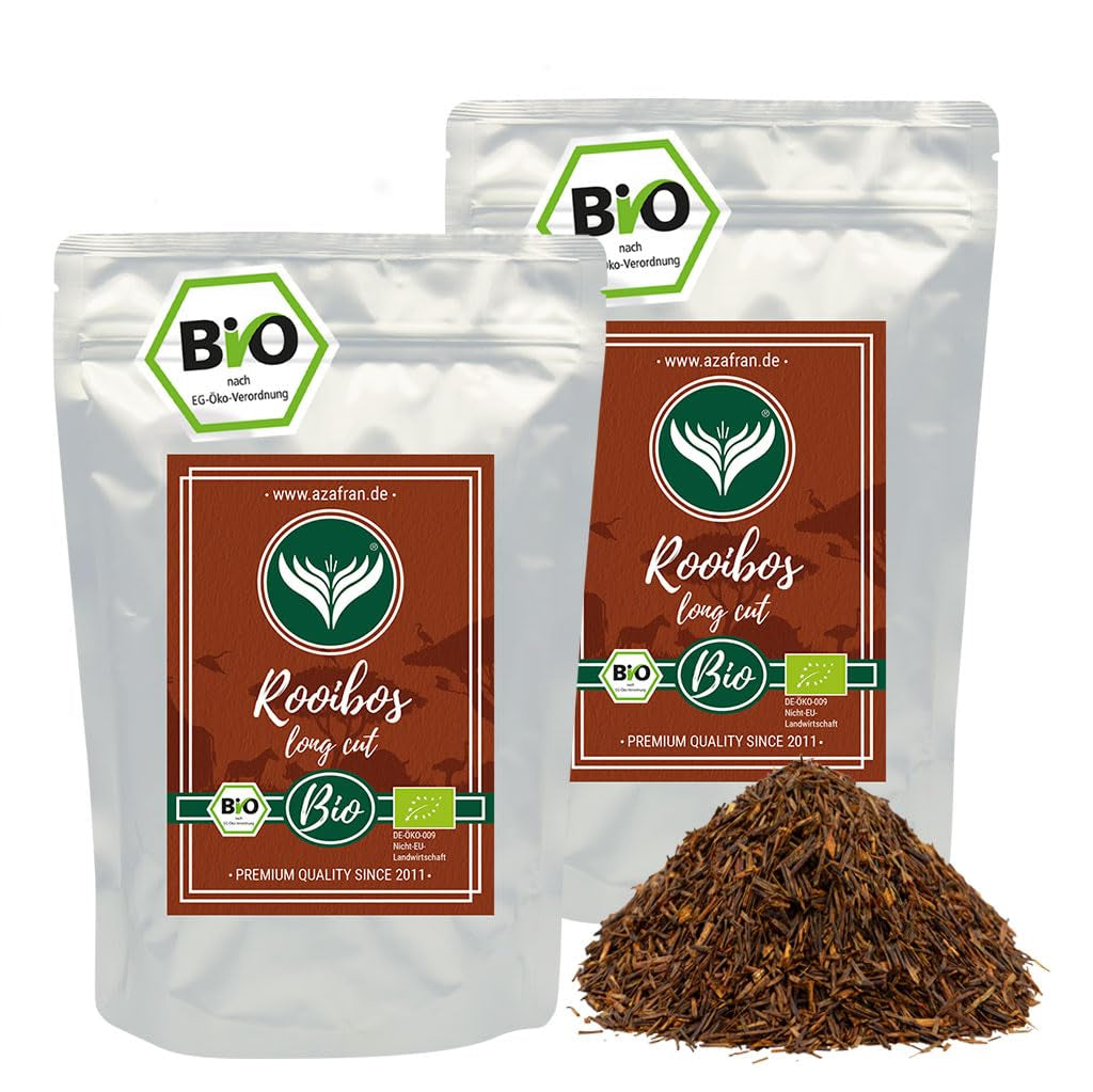 Azafran BIO Rooibos-Tee lose - Natürlicher Rooibos-Tee 500 g