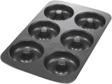 Birkmann, Easy Baking, Donutblech, Backform Für 6 Donuts, Mit Hochwertiger Antihaftbeschichtung, Ø 9 Cm, Mit Rezept, 881631 Formen und Bleche zum Backen Naty Shop 6Er Donut-Blech