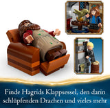 LEGO Harry Potter Hagrids Hütte: Ein unerwarteter Besuch, Set mit 5 Minifiguren und 2 Tierfiguren, Geschenk für Frauen und Männer, magisches Abenteuerspielzeug, Fantasy-Set 76428 Bausets Beuche den LEGO-Store