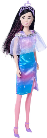 Simba Steffi Love Fantasy-Prinzessin, 4 verschiedene Farben, nur ein Artikel wird versendet, Prinzessinnenpuppe mit Umhang und Glitzerstreifen, 29 cm, ab 3 Jahren