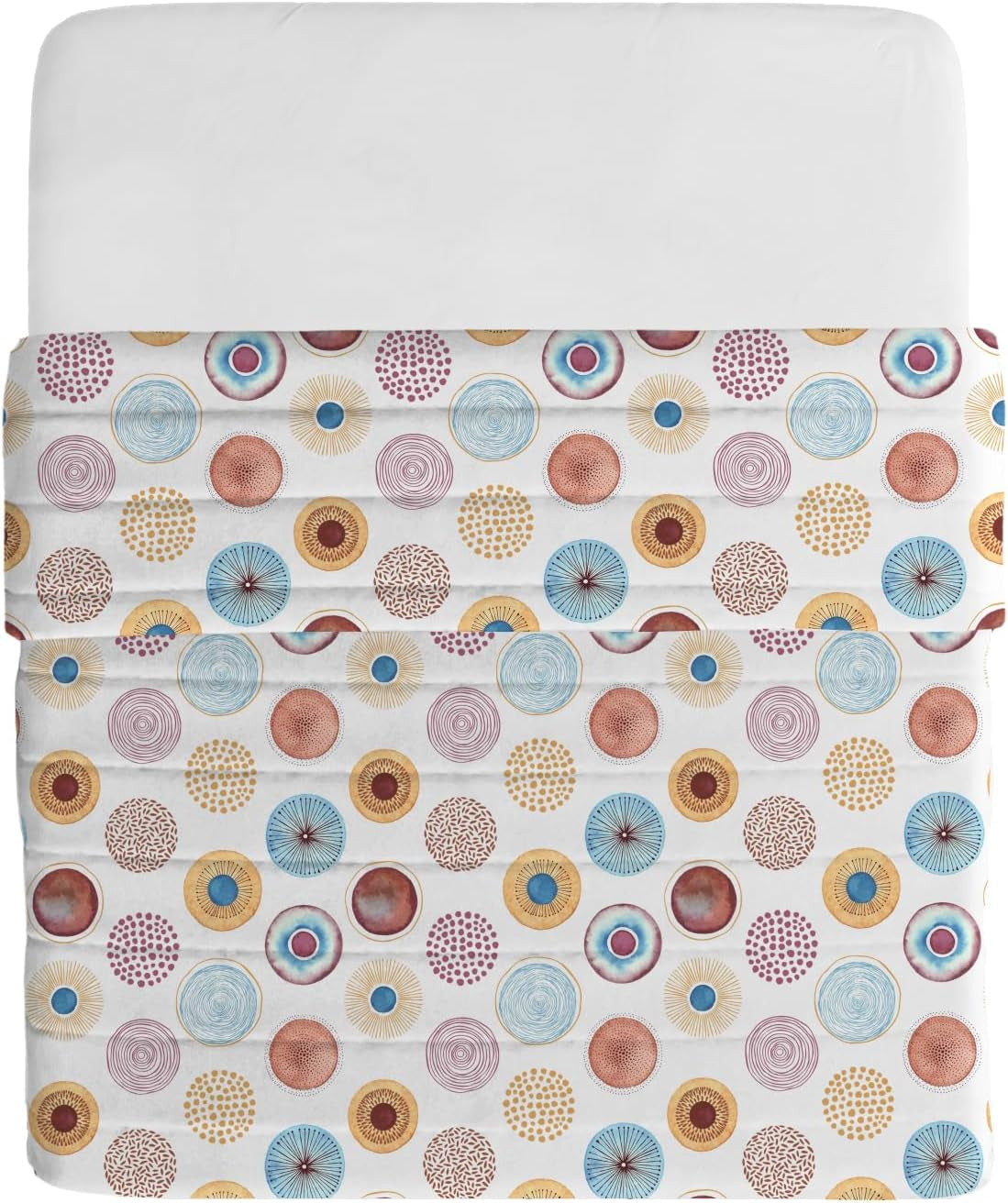 Italienische Bettwäsche Basic Sommersteppdecke, bedruckte Mikrofaser, 250 x 240 cm, rund Steppdecken und Steppdecken Naty Shop
