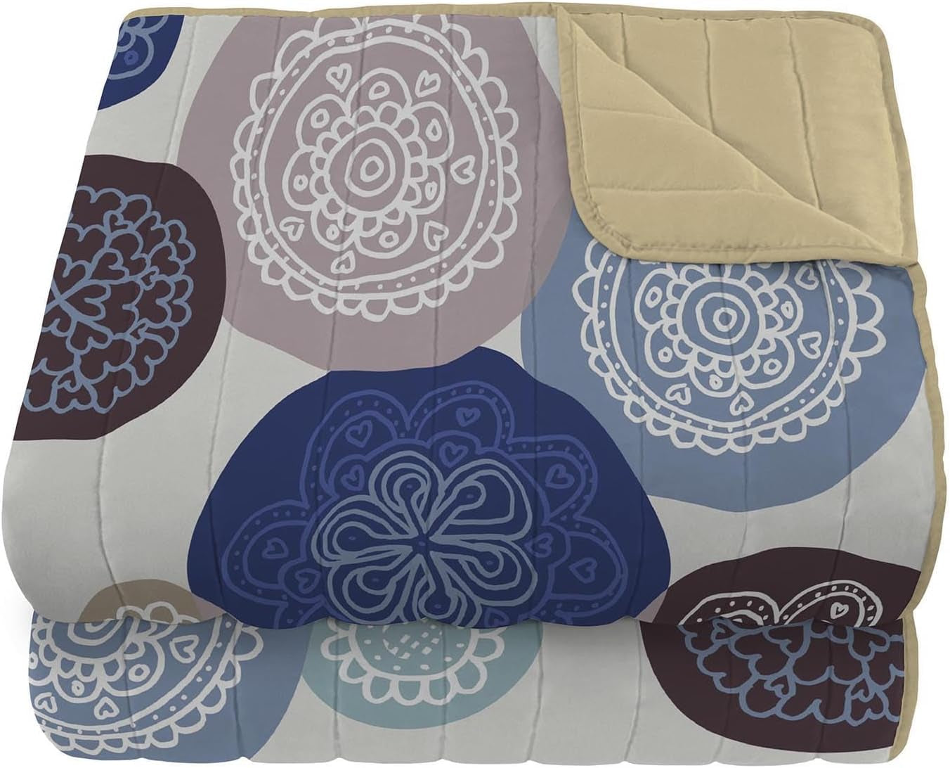Fantasy italienische Bettwäsche aus Mikrofaser für den Sommer, 1,5 Betten, Murrine-Steppdecken und Steppdecken, Naty Shop