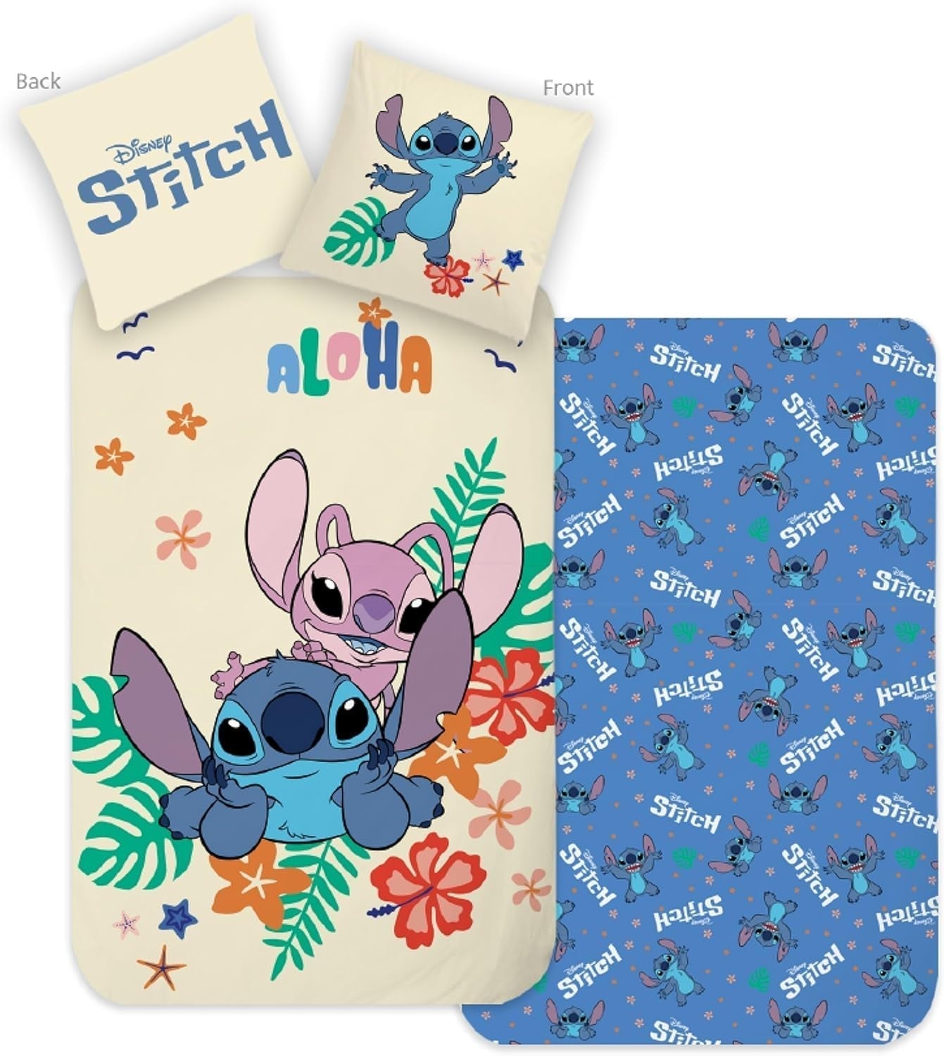 Bettwäsche für Kinder und Jugendliche, Stitch Bettwäsche - Kinder Naty Shop