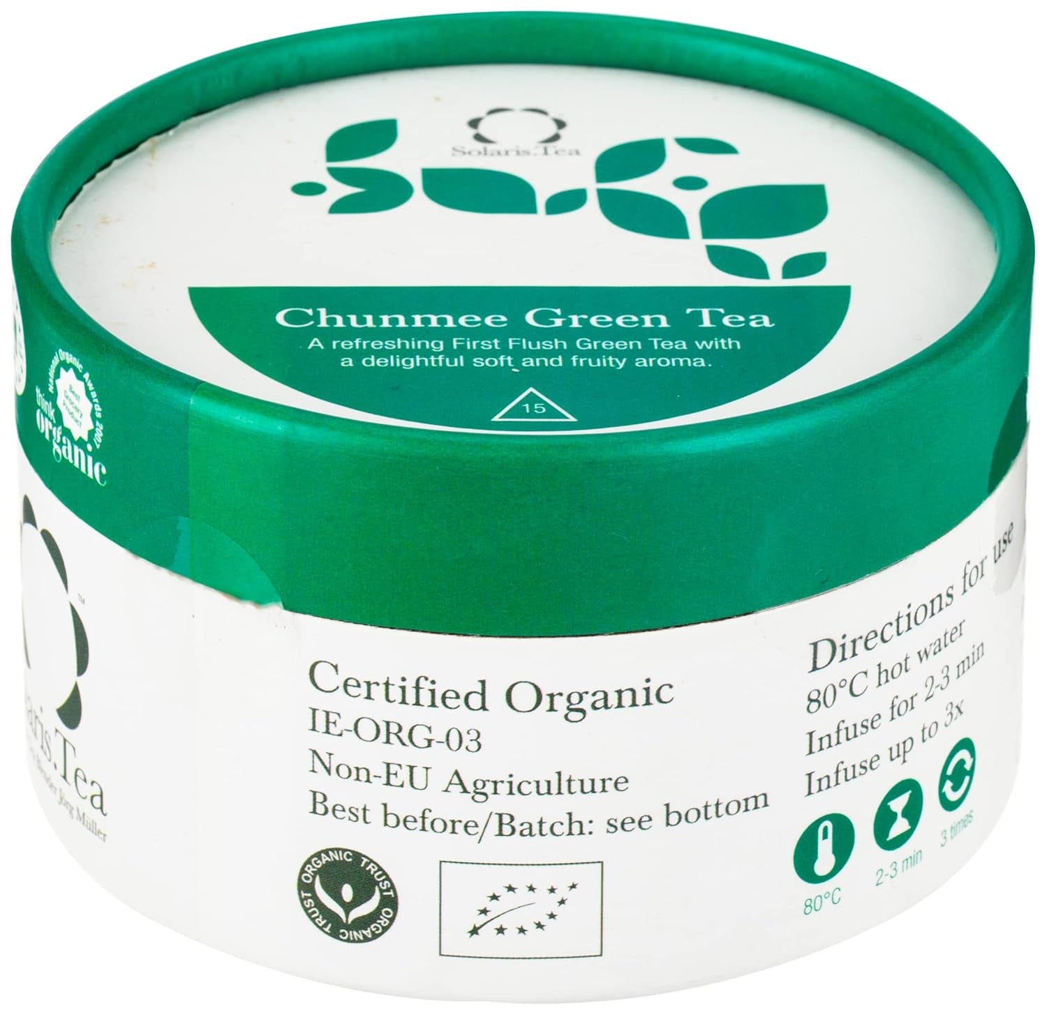 Bio-Jasmin-Grüntee, 15 Seidenteebeutel, 1 Packung (1 x 30 g)