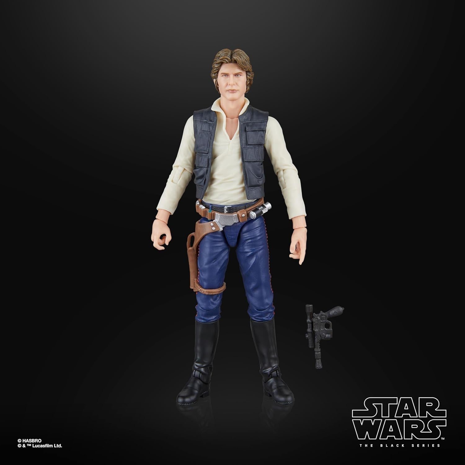 Star Wars The Black Series Han Solo, Star Wars: A Hope Premium-Sammel-Actionfigur (15 cm) Actionfiguren Naty Shop