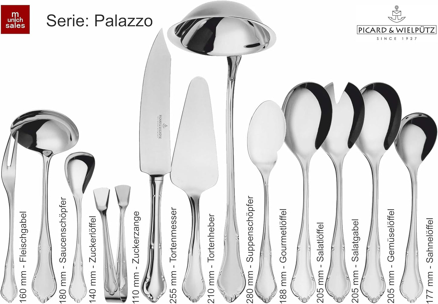 Palazzo Besteckset massiv 30-teilig Kitchen Naty Shop