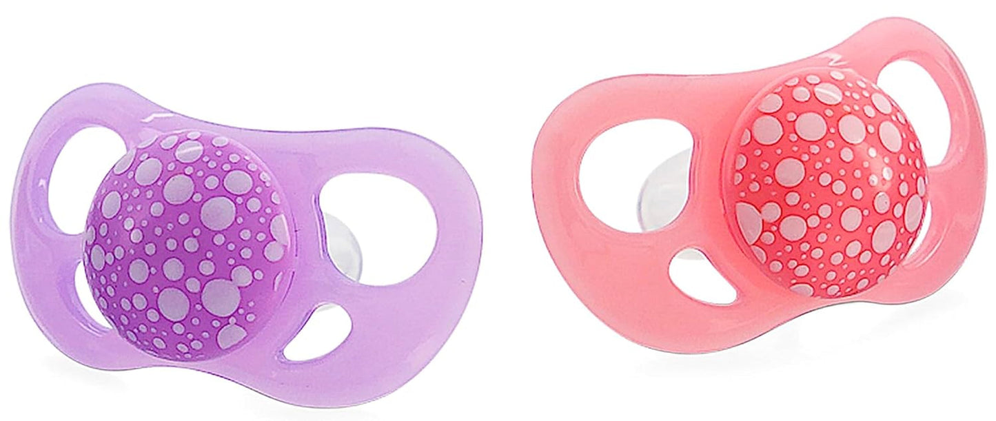 Twistshake Baby-Schnuller – 2er-Pack | Kieferorthopädische Form | Ultraleicht | Weicher Silikonsauger | BPA-frei | Geeignet für Babys ab 6 Monaten | Grauweiß