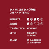 Schwiizer Schüümli Intenso, Kapsel, gemahlener Kaffee 1kg – Intensität 4/5 – UTZ-Zertifikat (4er-Pack)