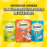 DREAMIES SHAKE UPS Multivitamin Seafood Festival Katzensnacks in Portionsbeuteln – 55 g (6 Beutel)