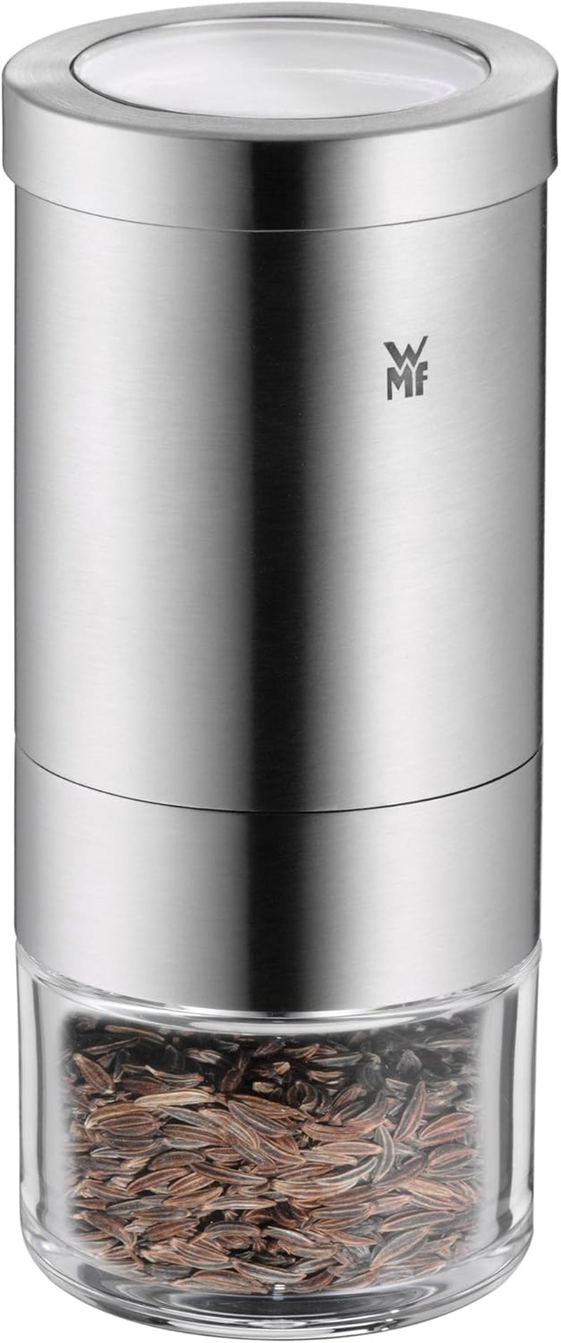 WMF Gourmet Gewürzmühle 10,5 cm, Edelstahl Cromargan Mühlen und Hobel Naty Shop