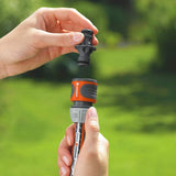 Gardena Kupplungsset: Schlauchkupplung für 13 mm (1/2 Zoll) und 15 mm (5/8 Zoll) Verlängerung, auch bei hohem Wasserdruck, einfache Montage (18283-20)