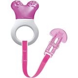 MAM Mini Cooler & Clip, Zahnstocher & Clip, Beißring, Pink