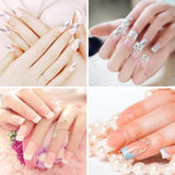 1000 Stück künstliche Nägel, 10 Größen, natürliche Nagelspitzen, künstliche französische Nagelspitzen, künstliche Nagelspitzen, falsche Nagelspitzen, Box, Kunstspitzen für Frauen und Mädchen