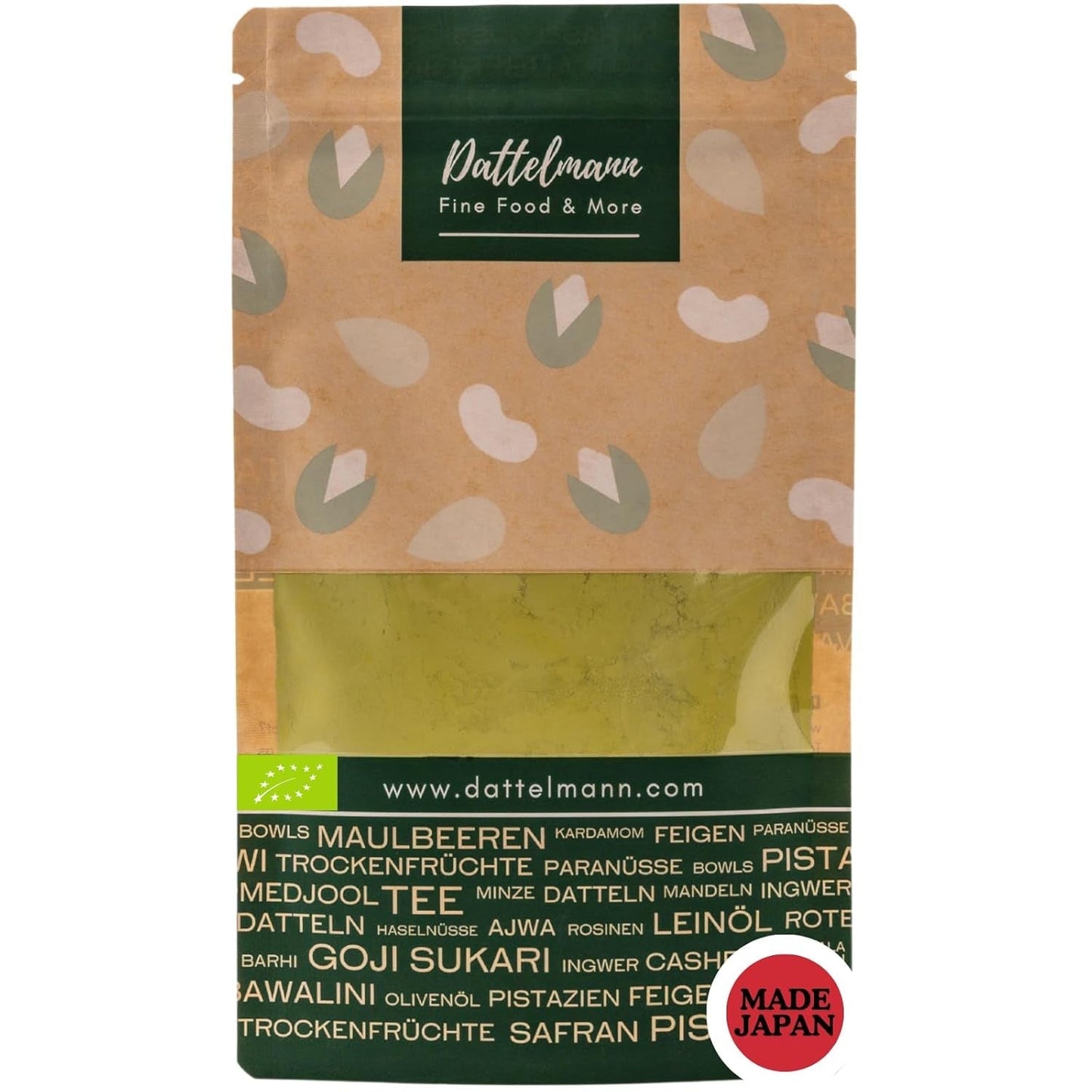 DATTELMANN® - Matcha Bio-Teepulver 100 g – Original aus Japan