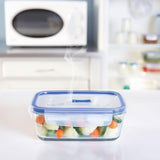 Pure Box Active Rechteckige Hermetico-Behälter – 197 cl Zweifarbige Aufbewahrungsboxen für Lebensmittel Naty Shop