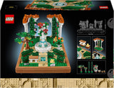 LEGO Icons Fountain Garden – Miniatur-Bauset für Erwachsene mit Blättern, Zypressen, Bäumen, Ranken, Blumen – Kreative Geburtstagsgeschenkidee, Einweihungsgeschenk für Frauen, Männer – 10359 Bausets Beuche den LEGO-Store