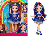 Rainbow High Be Dazzling – Genevieve Bleue – 28 cm große blaue Modepuppe mit Verzierungswerkzeug, funkelnden Edelsteinen und Styling-Zubehör