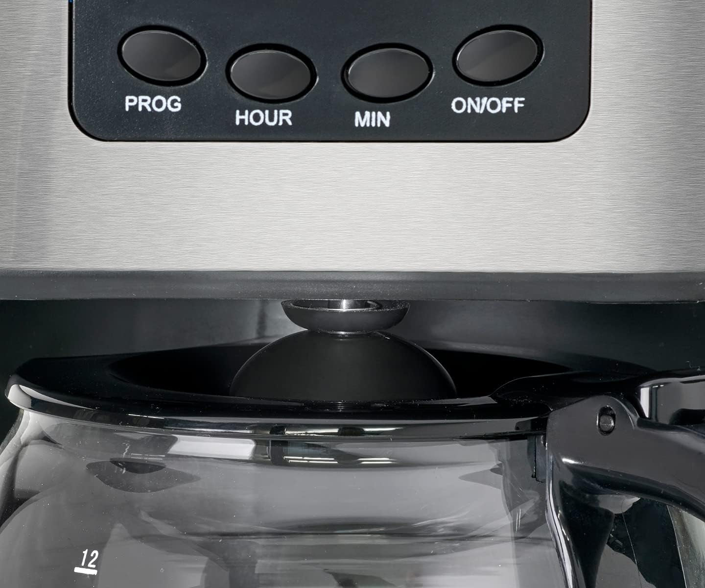 Clatronic® Kaffeemaschine mit Timer, 1,5-Liter-Karaffe für 12-14 Tassen Kaffee, 24-Stunden-LCD-Timer, Warmhaltefunktion, Anti-Tropf, herausnehmbarer Filter, Display und Kontrollleuchten, 900 W – KA 3642
