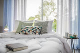 Blanrève – Aerelle Blue Duvet – Ultraweich – flauschig und bequem – für Doppelbetten – ökologisch – Komfortfaser, die gut für die Ozeane ist 240 x 220 cm Bettdecken und Steppdecken Naty Shop