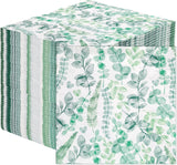 Talking Tables Table Kind Einwegservietten, weiche Papierservietten, grüne Blätter, für Hochzeit oder den täglichen Gebrauch, umweltfreundlich, kompostierbar, recycelbar, hergestellt in EU 2