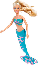 Simba 105733336 – Steffi LOVE Mermaid Friends, magische Meerjungfrauenpuppe mit Schwester Evi, Delfinfigur und mehr, Spielzeug für Kinder ab 3 Jahren, Puppen Naty Shop