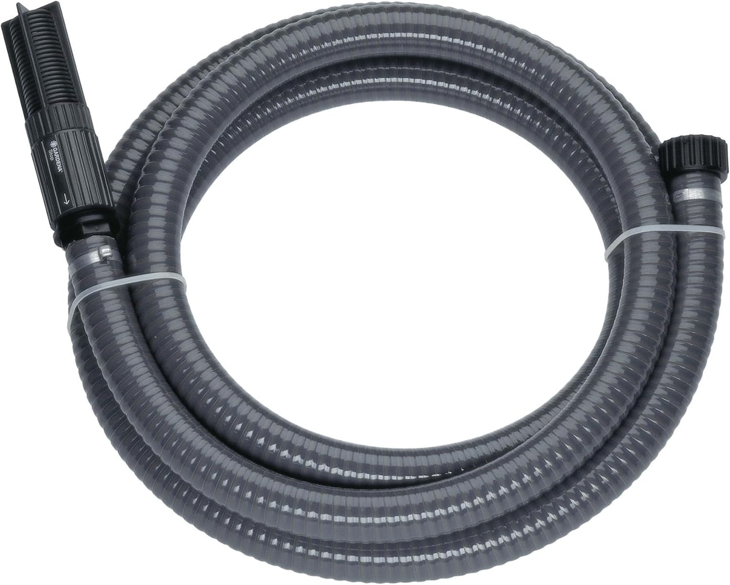 Gardena 4100 Silent Gartenpumpen-Set: Sehr leise und innovative Bewässerungspumpe mit 3,5 m Sauganschluss und 20 m klassischem Schlauch, 4100 l/h Durchfluss, 550 W Motor, wasserdicht, sparsam (9051-20)