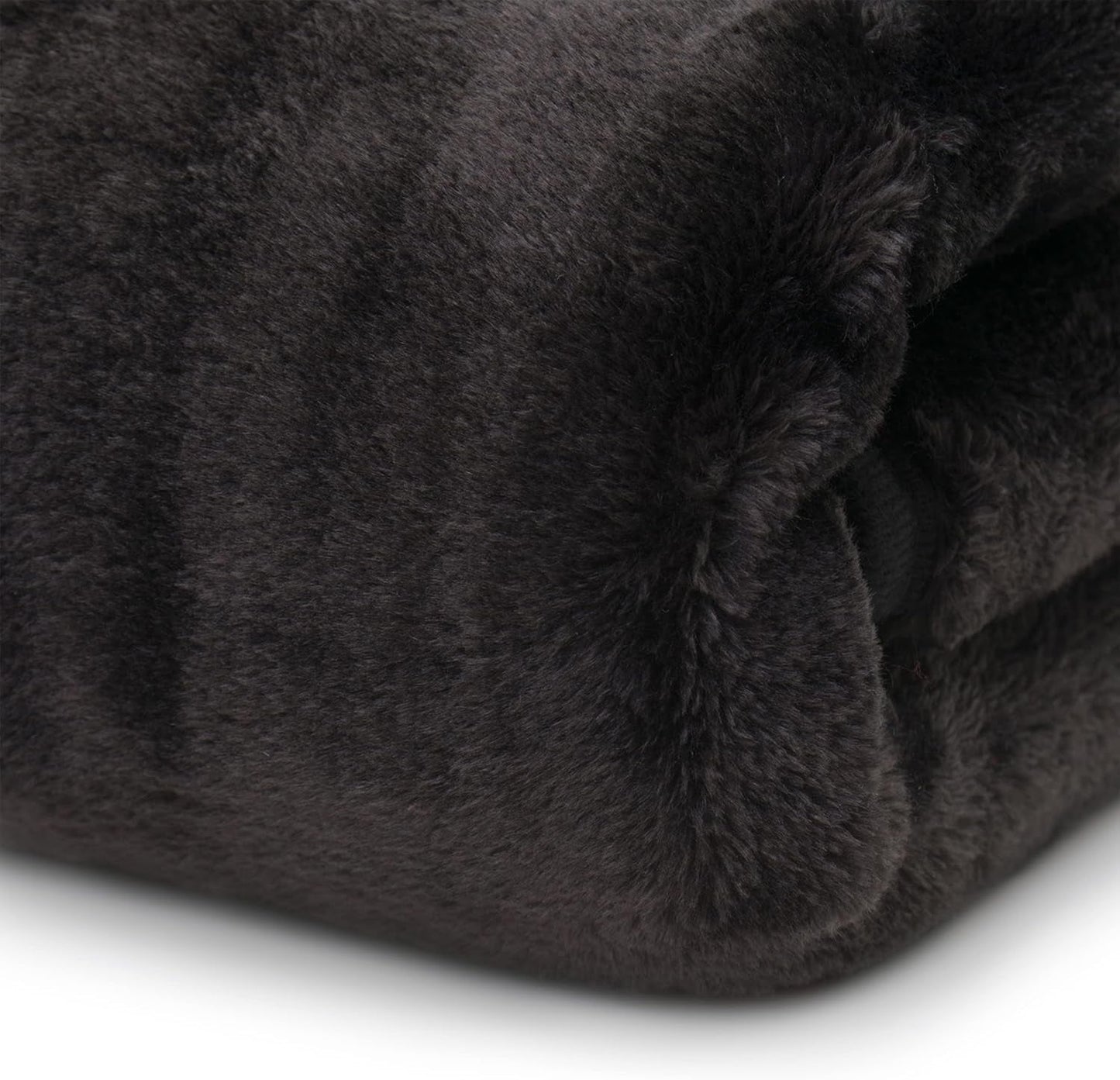 Amago - Bequeme Decke, Kaschmiroptik, 180 x 220 cm - Schwarze Betten und Decken Besuche den Gözze-Store