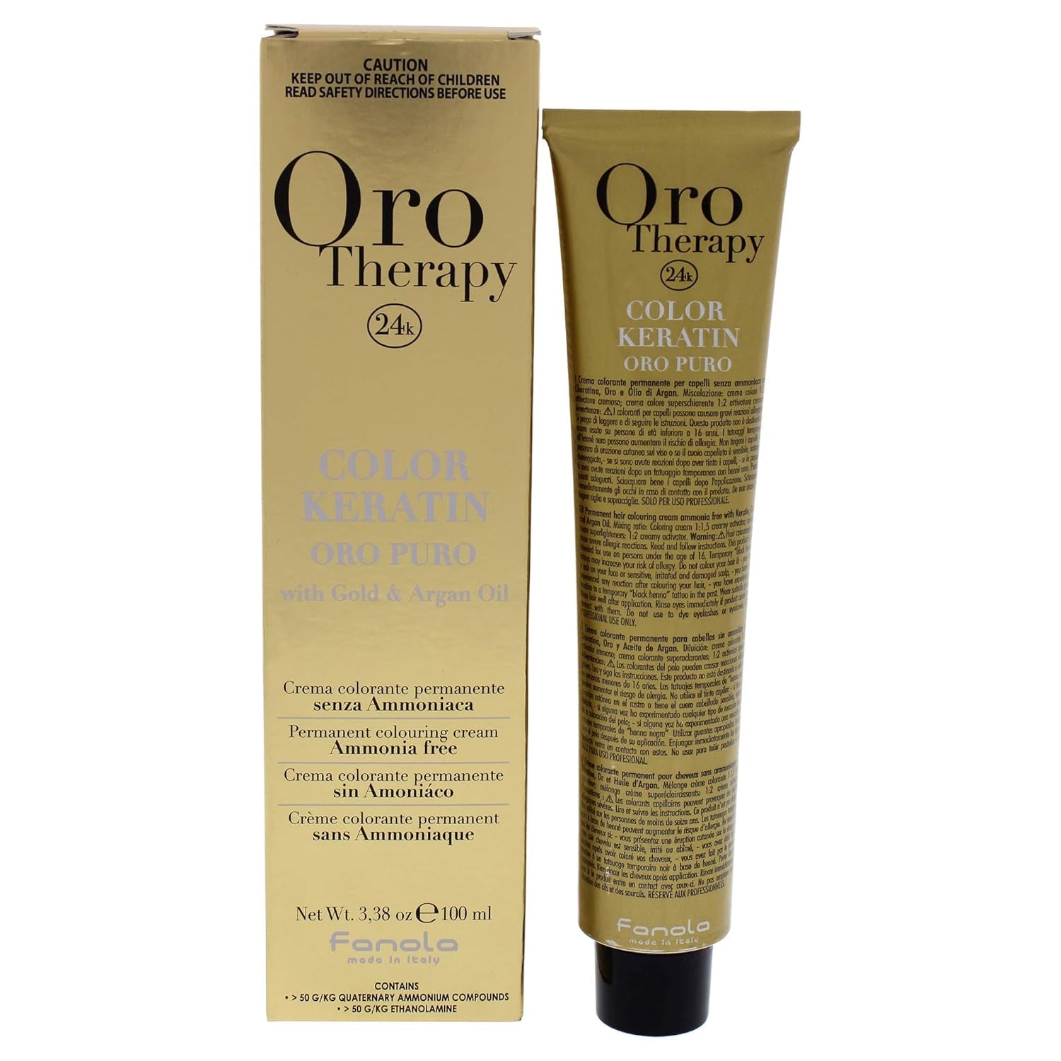 Fanola Oro Therapy Color Keratin 5.0 100 ml