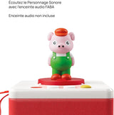 Klangfigur „Die drei kleinen Schweinchen“ – Geschichten mit Klang – Spielzeug, Lerninhalt, französische Version, Kinder von 4 bis 6 Jahren, Bebe Toys Naty Shop