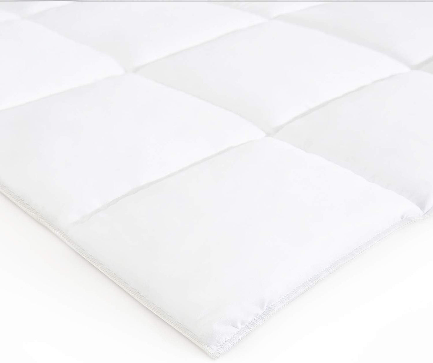 Bettdecke 135 x 200 cm, Bettdecke für alle Jahreszeiten, waschbare Mikrofaser Oekotex 100, weiße Bettdecke, Bettdecken und Steppdecken, Naty Shop