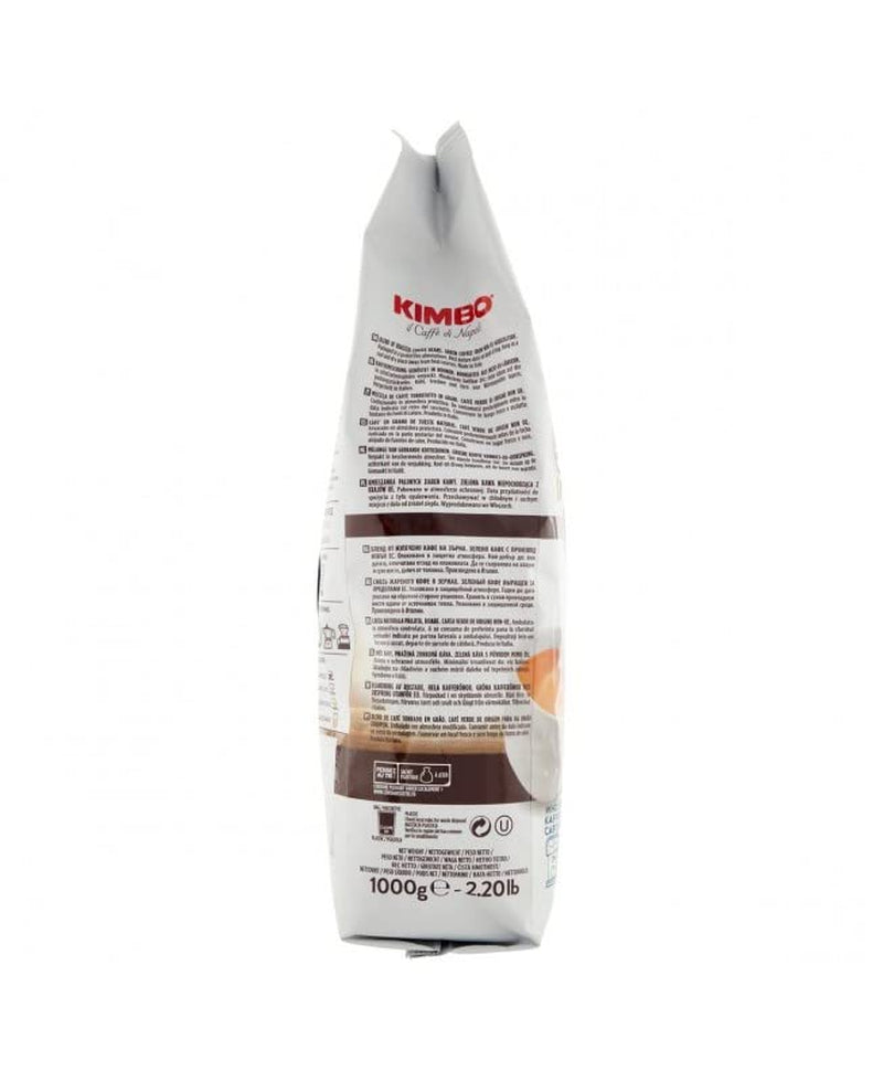 3x Espresso Classico Kaffeebohnen, mittlere Röstung, ganze Kaffeebohnen, mittlere Röstung, 1-kg-Beutel, Neapelkaffee