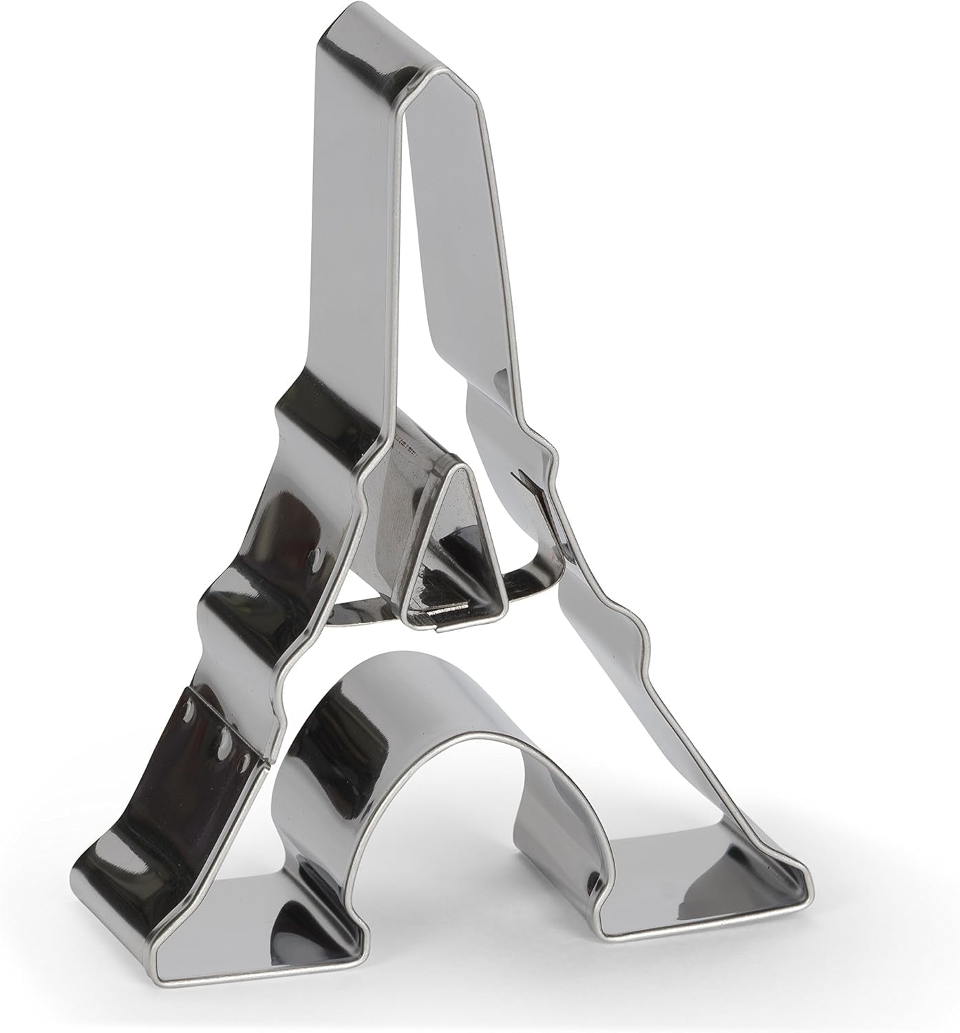 Keksdose Eiffelturm, Edelstahl, Silber, 8 x 8 x 8 cm
