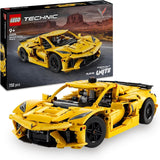 LEGO Technic Chevrolet Corvette Stingray – Bauspielzeug zum Sammeln – Spielzeug-Sportwagen – Automodell – Geschenk für 9-jährige Jungen und Mädchen, die Spielzeugautos lieben 42205 Bausätze Besuche den LEGO-Store Standardtitel