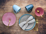 CreaTable, 22506, Serie COSY DAY, 16-teiliges Tafelservice für 4 Personen, Kombinationsservice aus Porzellan, spülmaschinen- und mikrowellengeeignet, hochwertige Herstellung